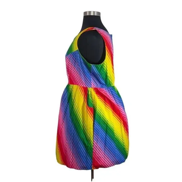 Retrolicious 3X Rainbow Fit & Flare Dress Pride Pockets Pin Up Retro  ModCloth - www.joarbit.com